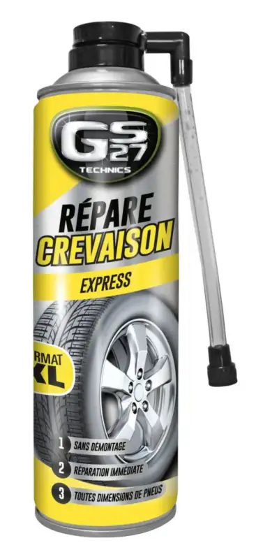Répare-Crevaison GS27 Express 500 ml Prix Promo