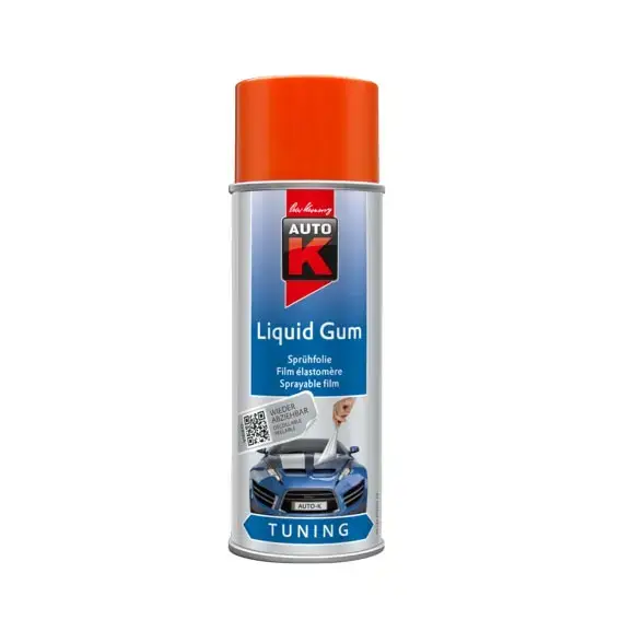 LIQUID GUM 400ML ORANGE NEON – 233255 – AUTOK Dernière Chance