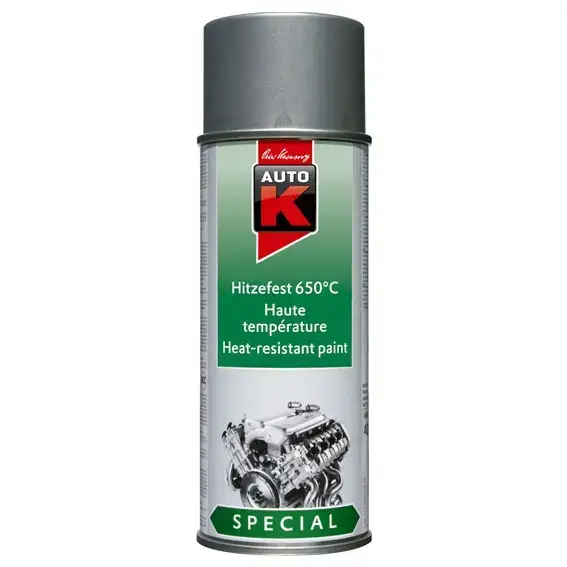 Nouvel Arrivage PEINTURE HAUTE TEMPERATURE 150ML ARGENT 650°C – 033030 – AUTOK