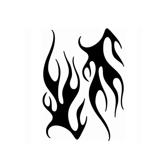 Autocollant transférable Flamings noir CADOX Authentique