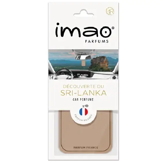 Prix Réduit Désodorisant CARTE PARFUMEE DECOUVERTE DU SRI-LANKA IMAO