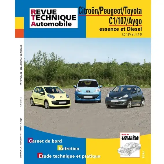 Revue technique des Citroën C1, Peugeot 107 et Toyota Aygo Remise