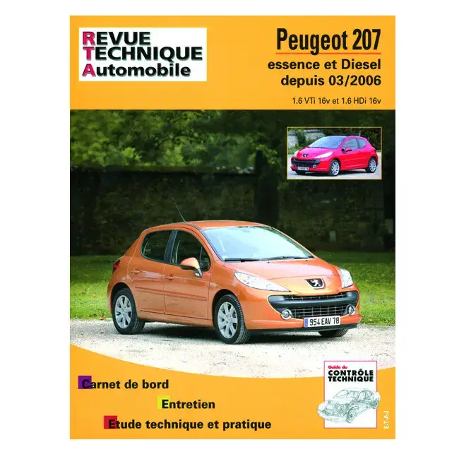 Revue Technique Automobile – Peugeot 207 depuis 2006 Solde