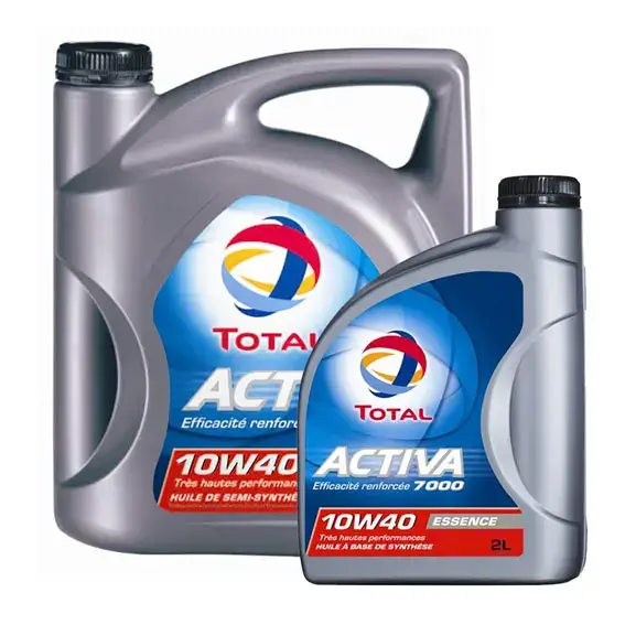 Huile moteur Total Activa 7000 10W40 essence 5L + 2L offerts Achetez Aujourd’hui