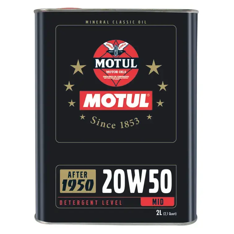 Huile Motul Classic Oil 20W50 2L Offre Limitée