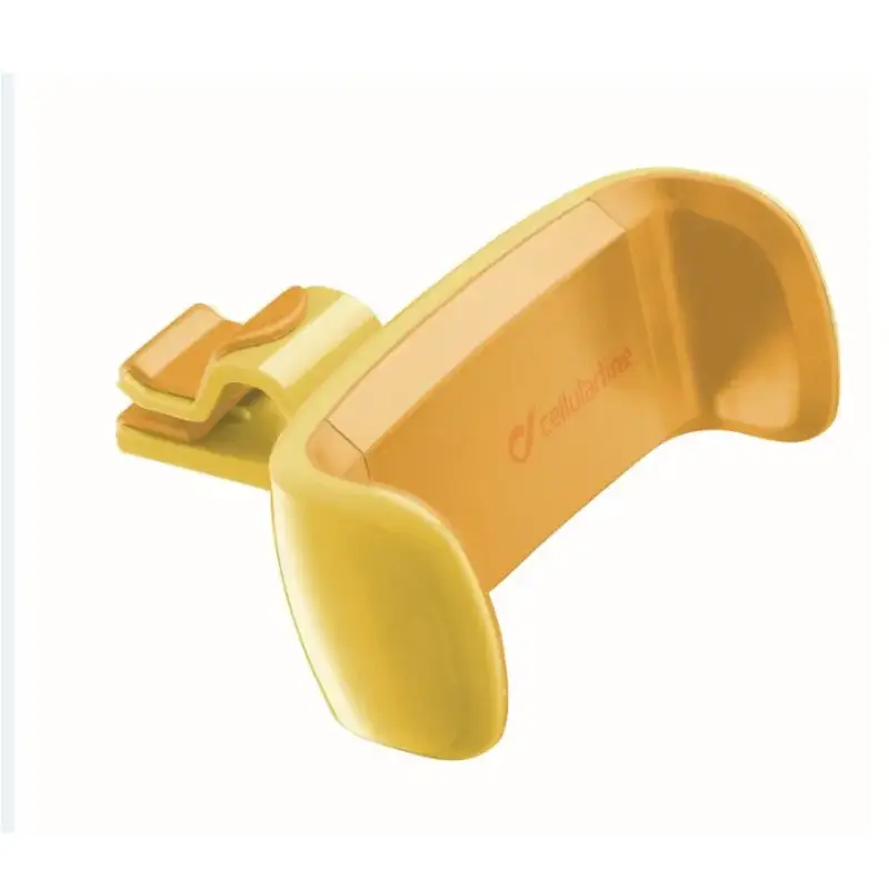 Livraison Gratuite Support téléphone pour grille d&rsquo;aération coloris jaune
