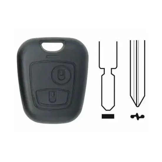 Meilleure Vente COQUE PEUGEOT 2 BOUTONS CROIX