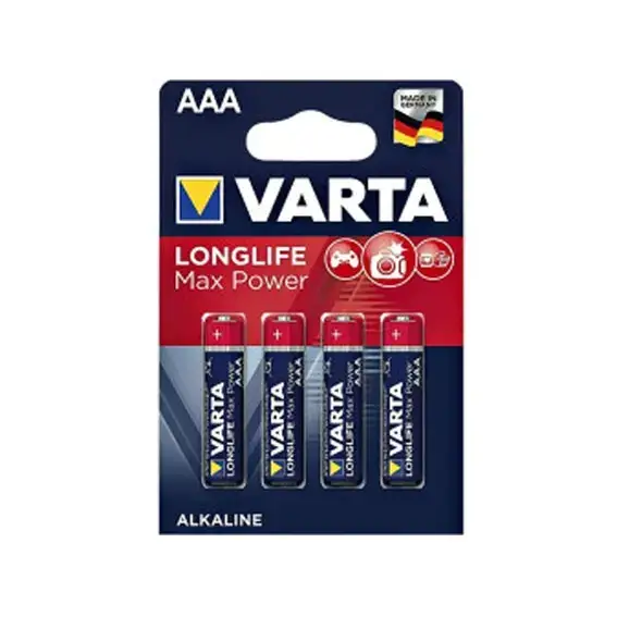 Populaire PILES MAX TECH LR03 AAA X4 – 4703110404 – VARTA