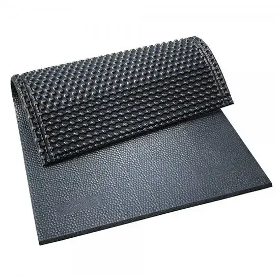 Tapis rectangle Tufte noir - Customagic Offre Exclusive