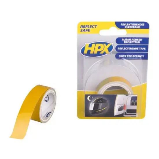 Ruban adhésif jaune fluorescent19MMX1.5M – HPX Affaire À Saisir