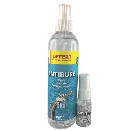 Spray anti-buée 250mL +15mL offerts – Zigoh! Dernière Chance