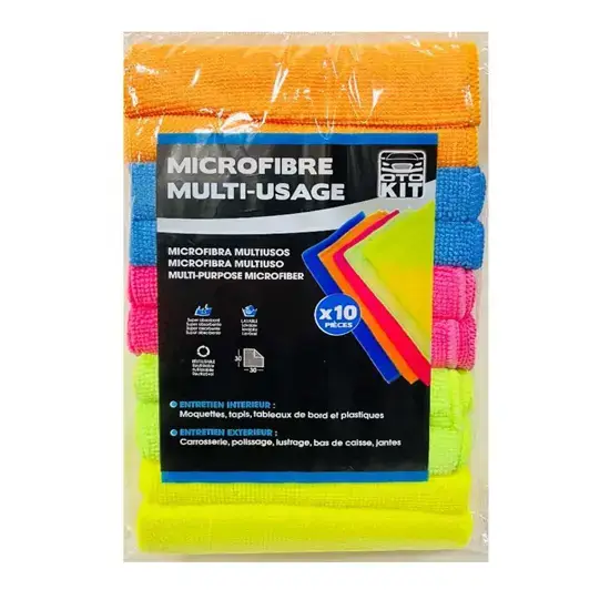 Vente Flash Lot de 10 Microfibres multi-usage réf. L072 – OTOKIT