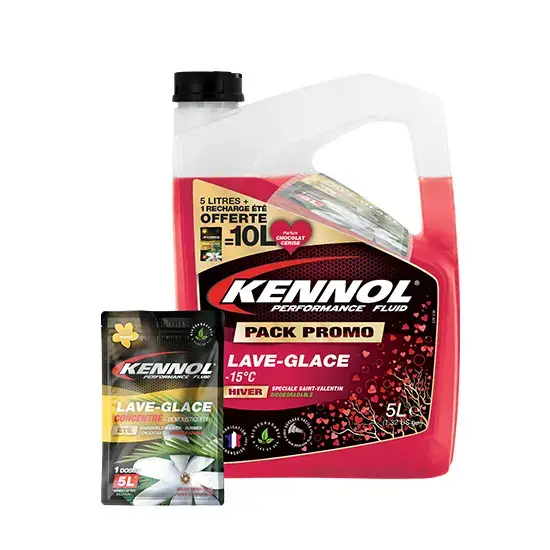 Lave Glace Kennol 5 litres chocolat – cerise -15°C + recharge 5 litres Monoï Jusqu’à Épuisement Des Stocks