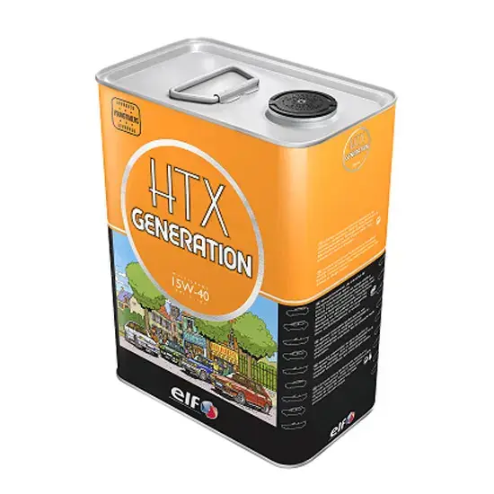 Huile moteur HTX Génération 15W40 5L – ELF Haute Qualité