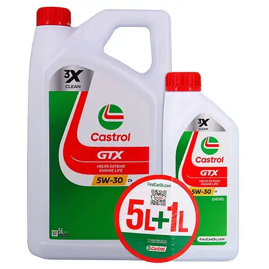 HUILE GTX5W30 C4 PACK 5+1L Promotion Saisonnière