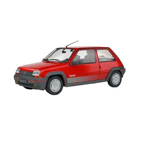 Renault 5 GT Turbo MK1 rouge vif 1985 échelle 1/18ème – SOLIDO Authentique