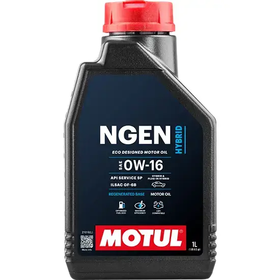 Huile moteur NGEN HYBRID 0W16 1L – MOTUL Seulement Aujourd’hui