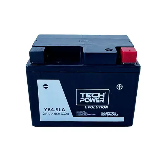 Batterie moto 12V YTX4L-SLA – TECHPOWER Quantité Limitée