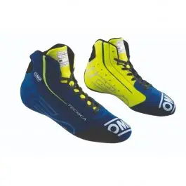 Bottines OMP TECNICA FIA 8856 2018 Bleu Jaune Solde