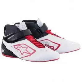 Prix Réduit Bottines Karting ALPINESTARS TECH 1 K V2 Blanc Noir Rouge