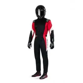 Meilleur Prix Combinaison SPARCO COMPETITION FIA 8856 2018 Noir Rouge Blanc