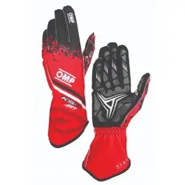 Gants Karting Enfant OMP KS 2 ART Rouge Noir Super Prix