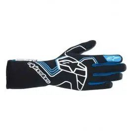 Gants ALPINESTARS ALPINESTARS TECH 1 RACE V4 FIA 8856 2018 Noir Bleu Nouvelle Collection