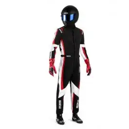 Combinaison Karting SPARCO KERB ADVANCED FIA 8877 2022 Noir Rouge Vente Directe