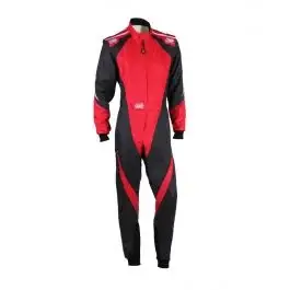 Retour Gratuit Combinaison Karting Enfant OMP KS 3X FIA 8877 2022 Noir Rouge