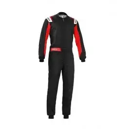 Soldes Combinaison Karting Enfant SPARCO ROOKIE Noir Rouge