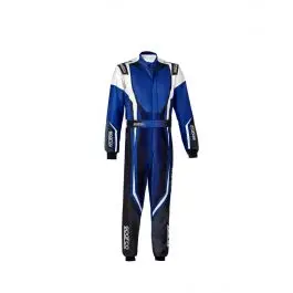Combinaison Karting SPARCO PRIME K FIA 8877 2022 Bleu Blanc Noir Commander Vite
