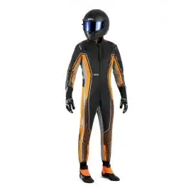 Combinaison Karting Enfant SPARCO SUPERLEGGERA FIA 8877 2022 Noir Orange Haute Qualité