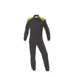 Combinaison OMP FIRST EVO FIA 8856 2018 Anthracite Noir Jaune Produit De Marque