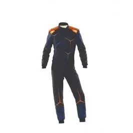 Combinaison OMP ONE ART FIA 8856 2018 Bleu Marine Orange Prix Choc
