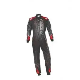 Offre Du Jour Combinaison Karting OMP KS 3 ART CIK FIA Niveau 2 Noir Rouge