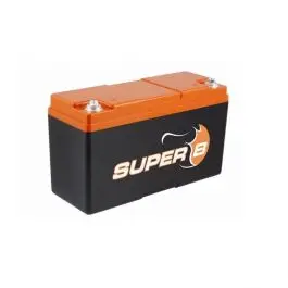 Promotion Saisonnière Batterie SUPER B au Lithium Fer Phosphate 23 Ah démarrage 1 500 A dimensions 250 x 97 x 156 mm