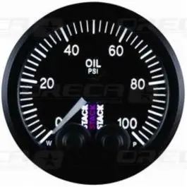 Meilleur Choix Manomètre pression huile Pro control 0-100 PSI 52mm Noir Électrique, moteur pas à pas STACK 726ST3502