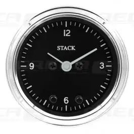 Horloge classic 12H 52mm Noir Électrique, moteur pas à pas STACK 726ST3317C Solde