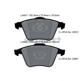 Vente Flash Plaquettes de Frein PAGID STREET Plus T8180