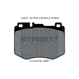 Plaquettes de Frein PAGID STREET Plus T8160 Vente Flash