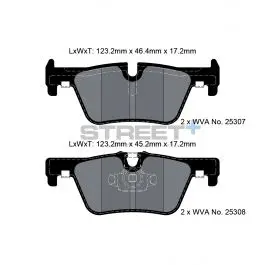 Plaquettes de Frein PAGID STREET Plus T8117 Nouvel Arrivage