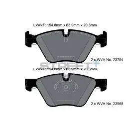 Remise Plaquettes de Frein PAGID STREET Plus T8045