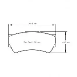 Super Prix Plaquettes de Frein PAGID Forme 8049 Composé RS34