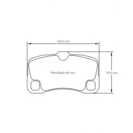 Acheter Direct Plaquettes de Frein Pré-rodées PAGID Forme 8006 Composé RSL1