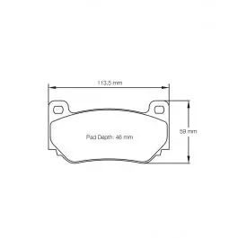 Achat Immédiat Plaquettes de Frein PAGID Forme 8076 Composé RSL29
