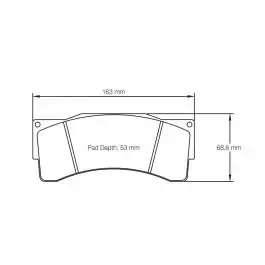 Usine Directe Plaquettes de Frein PAGID Forme 8222 Composé RSL1E