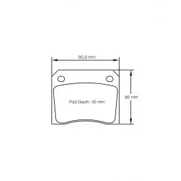 Offre Du Jour Plaquettes de Frein PAGID Forme 8041 Composé RSH29E