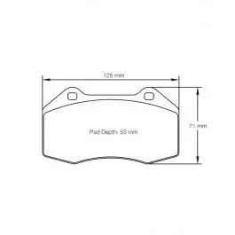 Plaquettes de Frein PAGID Forme 8023 Composé RSL29 Vente Flash