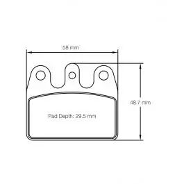 Plaquettes de Frein PAGID Forme 5100 Composé K2 Expédition Rapide