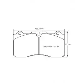 Super Prix Plaquettes de Frein PAGID Forme 4945 Composé RSC1
